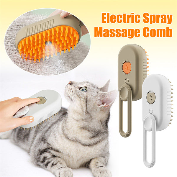 3 In 1 Electric Spray Hair Brushes For Massage  Pet Products
