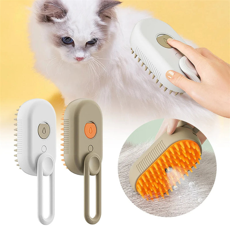 3 In 1 Electric Spray Hair Brushes For Massage  Pet Products
