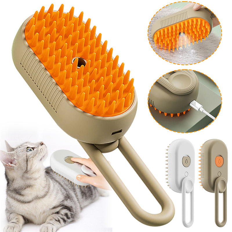 3 In 1 Electric Spray Hair Brushes For Massage  Pet Products